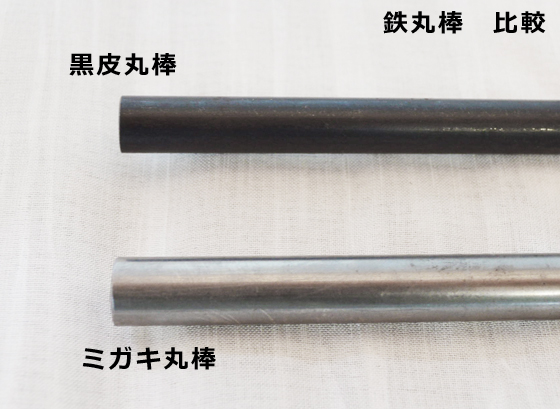 鉄 黒皮 丸棒材 丸鋼材（SS400・S45C） 切り売り 小口販売加工 | 金属