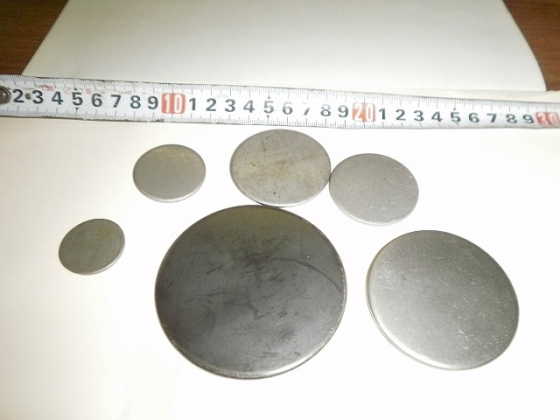 鉄板 四角サイズの黒皮鉄板。～たふまるJr 編～ | oka-d-art