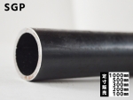 鉄丸パイプＳＧＰ黒配管用鋼菅 各品形状の(1000～100mm)各定寸長での販売
