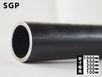 鉄丸パイプＳＧＰ黒配管用鋼管 各品形状の(1000～100mm)各定寸長での販売