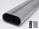 鉄　楕円パイプ　フラット楕円管　各品形状の(1000～100mm)各定寸長での販売
