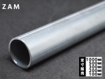 鉄　ZAM丸パイプ　高耐食性メッキ鋼管　各品形状の(1000～100mm)各定寸長での販売